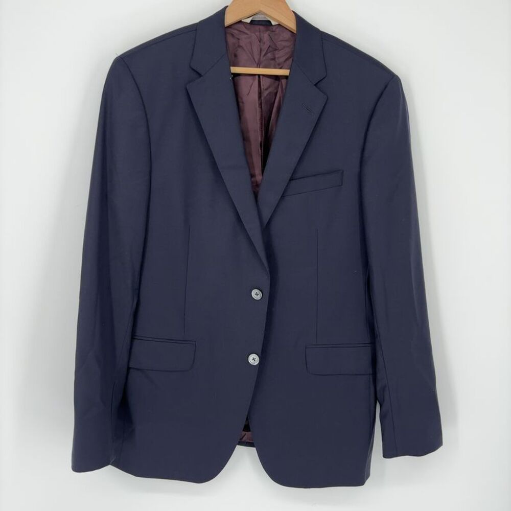 Samuelsohn Navy Wool Sport Coat
